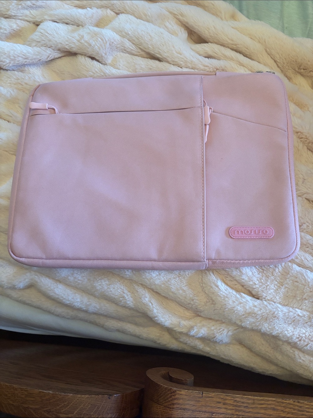 Light Pink Tablet Sleeve with Front Pocket